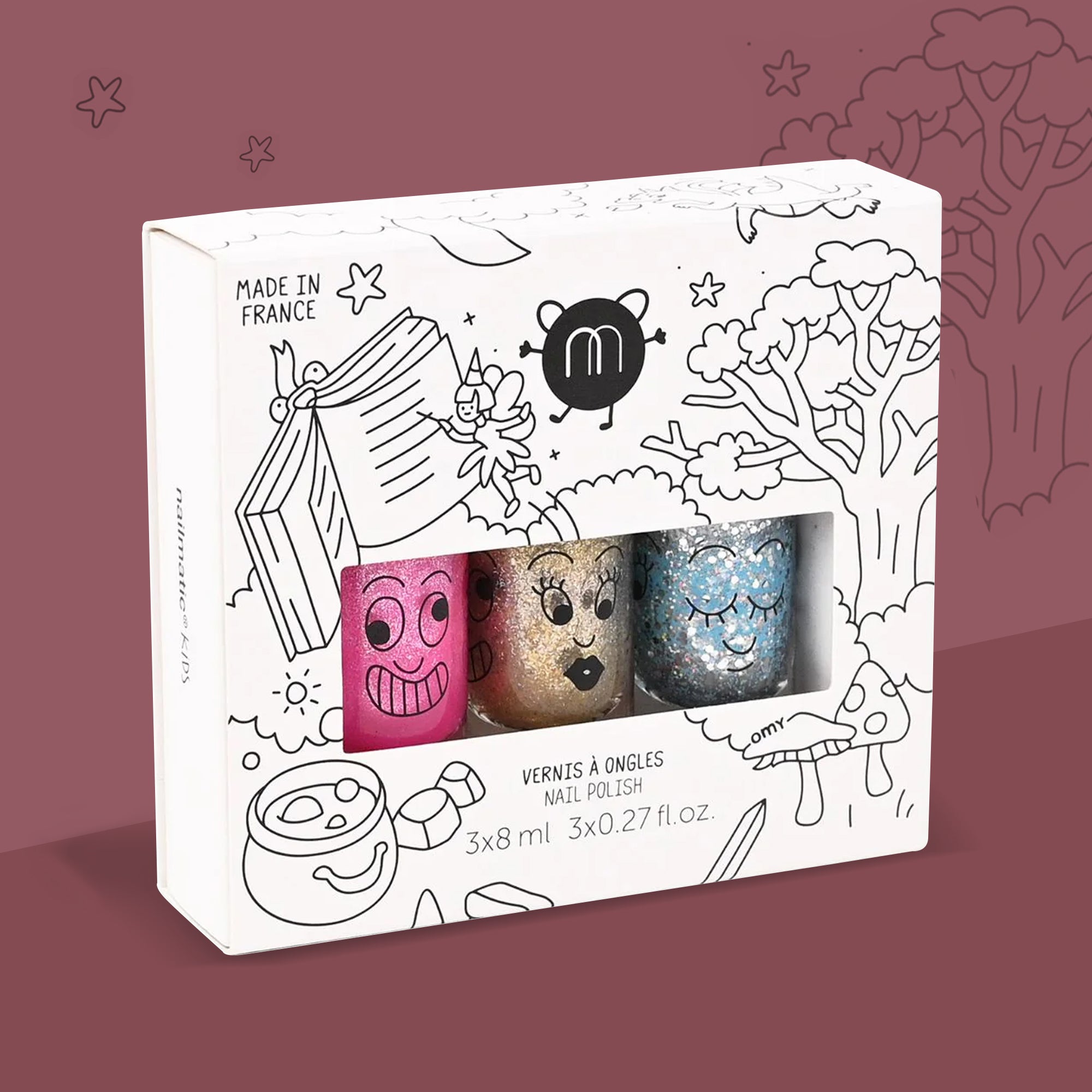 Magical Nail Polish 3 Pack for Kids - Image 2