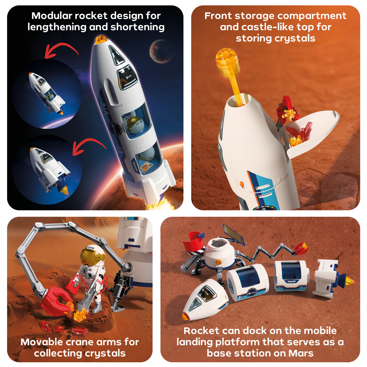 Alternative view of Mars Research Rocket Playset