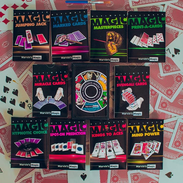 Alternative view of Marvin's Ultimate 250 Card Tricks