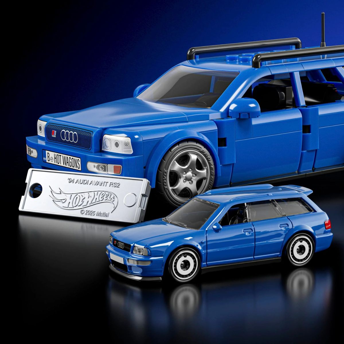 Mattel Brick Shop Hot Wheels '94 Audi Avant RS2 - Image 3