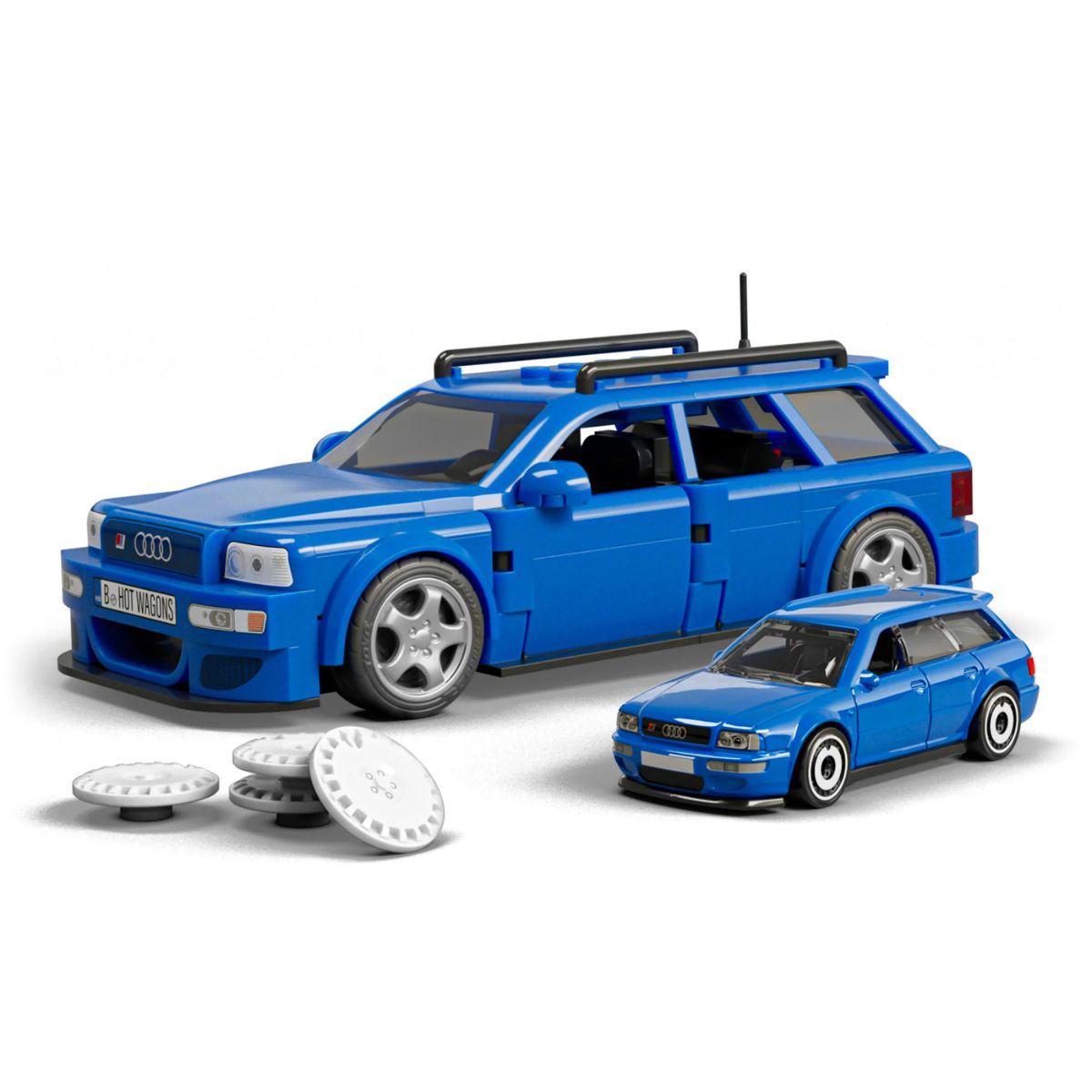 Mattel Brick Shop Hot Wheels '94 Audi Avant RS2 - Image 5