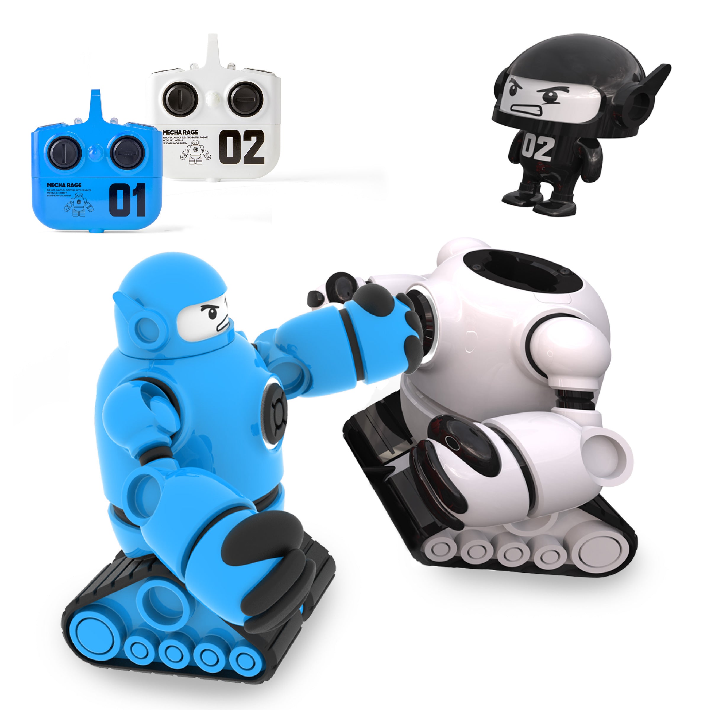 Mecha Rivals RC Ejecting Battle Robots