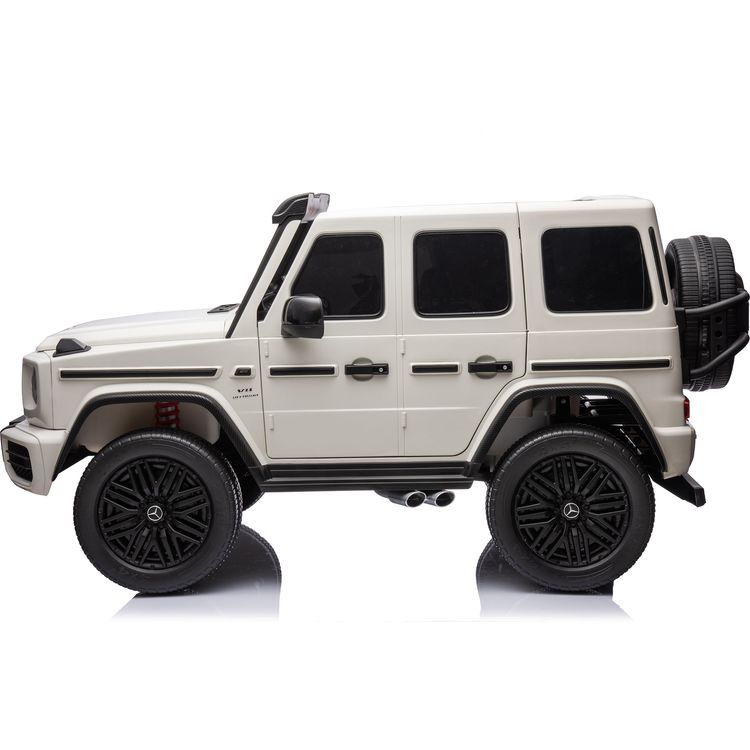 Mercedes G-Wagon 24V 4x4 2-Seater Ride on Car - White - Image 3