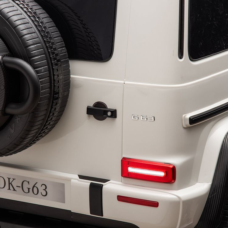 Mercedes G-Wagon 24V 4x4 2-Seater Ride on Car - White - Image 5