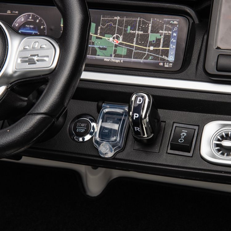 Mercedes G-Wagon 24V 4x4 2-Seater Ride on Car - White - Image 6