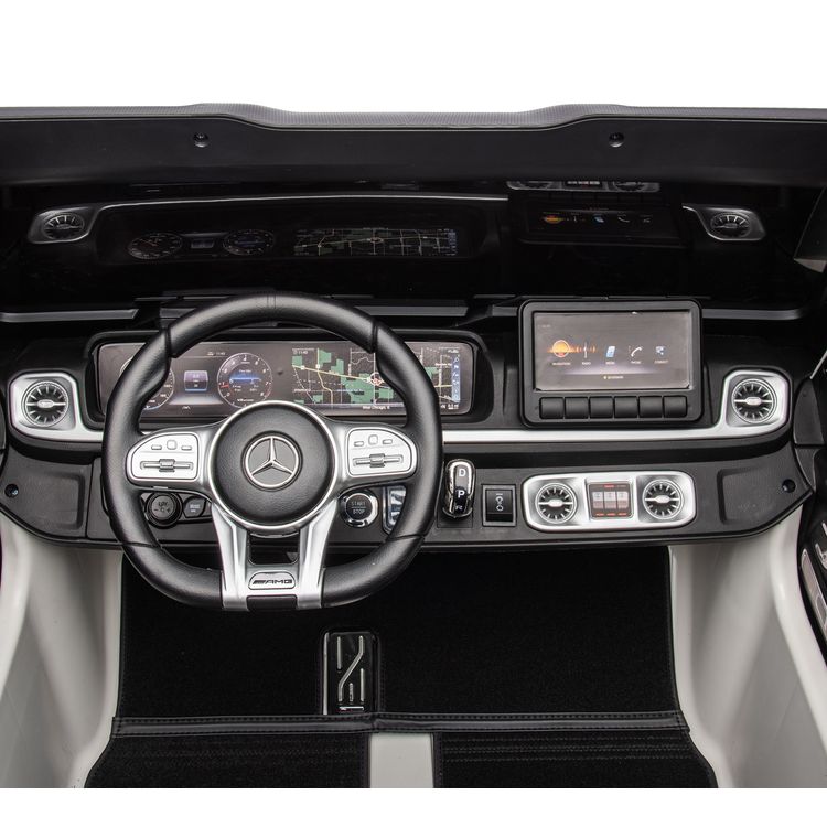 Mercedes G-Wagon 24V 4x4 2-Seater Ride on Car - White - Image 8