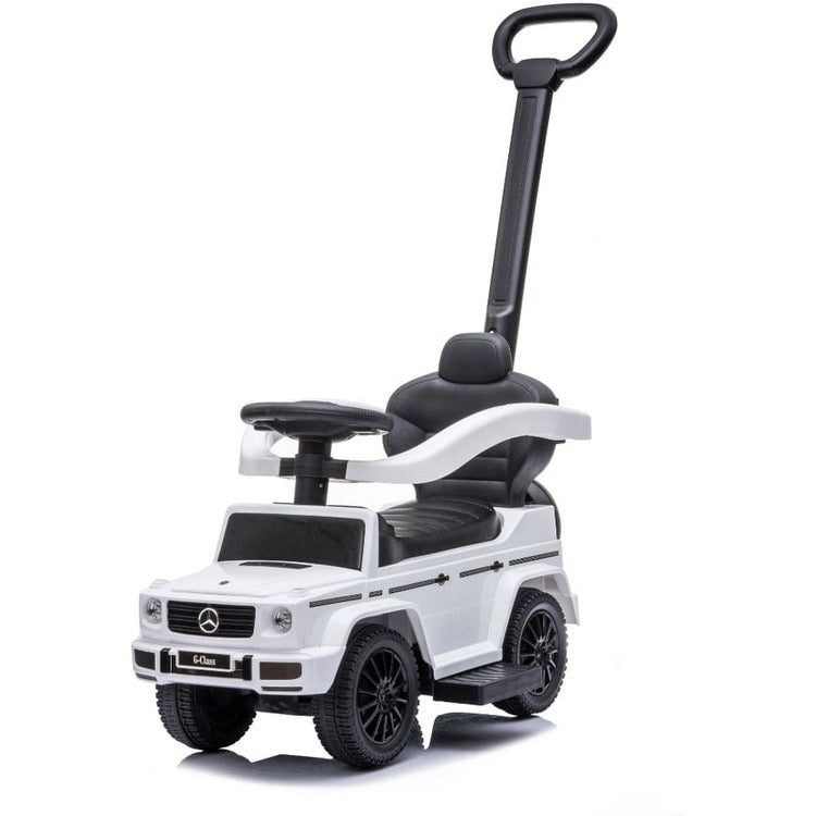 Mercedes G-Wagon 3 In 1 Push Car - White