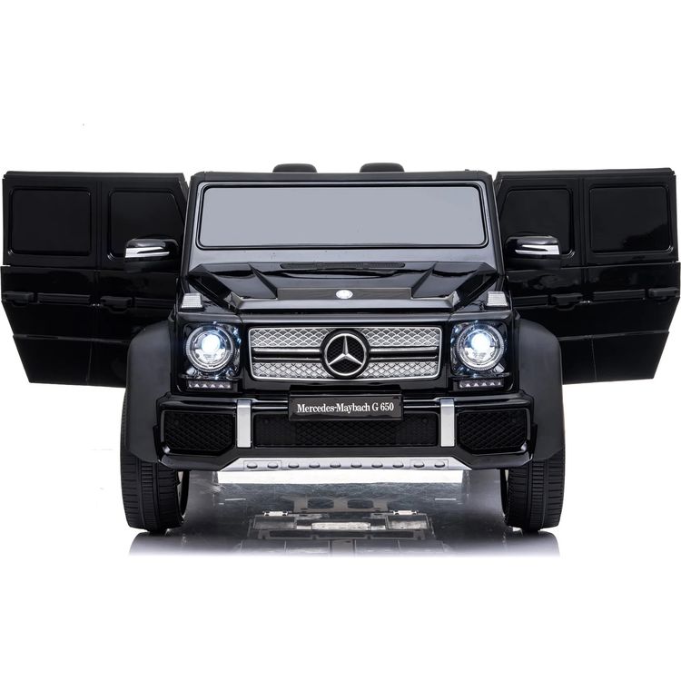 Mercedes G-Wagon Maybach 24V 2-Seater Ride on Car - Black - Image 3