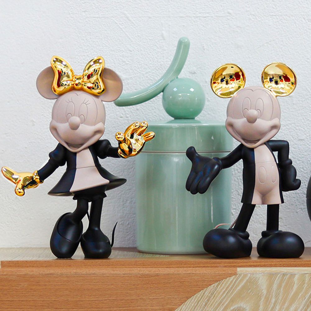 Alternative view of Mickey Mouse 12" Kelly Hoppen Figurine - Black, Taupe & Gold