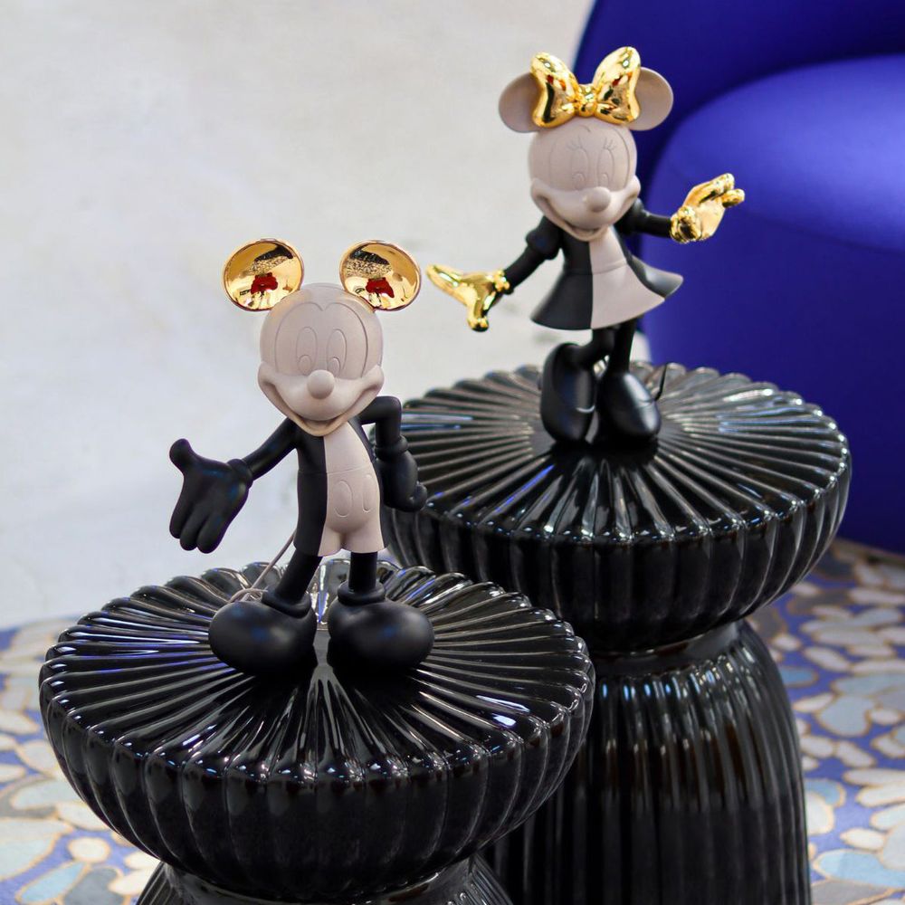 Mickey Mouse 12" Kelly Hoppen Figurine - Black, Taupe & Gold - Image 5