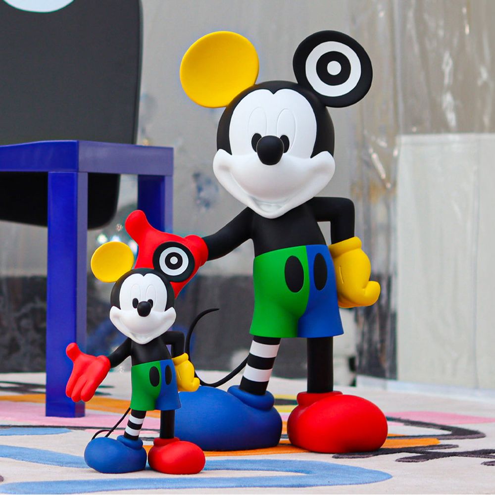 Alternative view of Mickey Mouse 12" Kolor Jean-Charles de Castelbajac Figurine