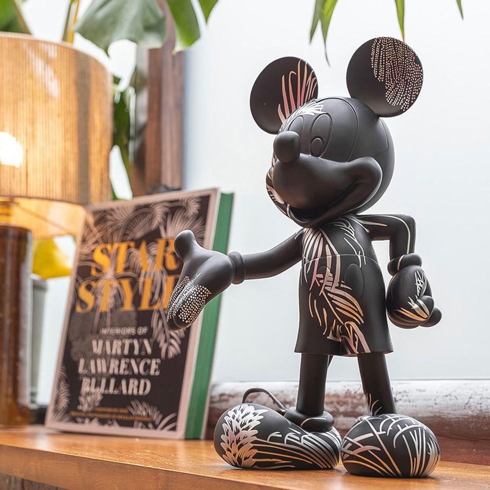 Alternative view of Mickey Mouse 12" Star Style Martyn Lawrence Bullard Figurine - Black & Silver