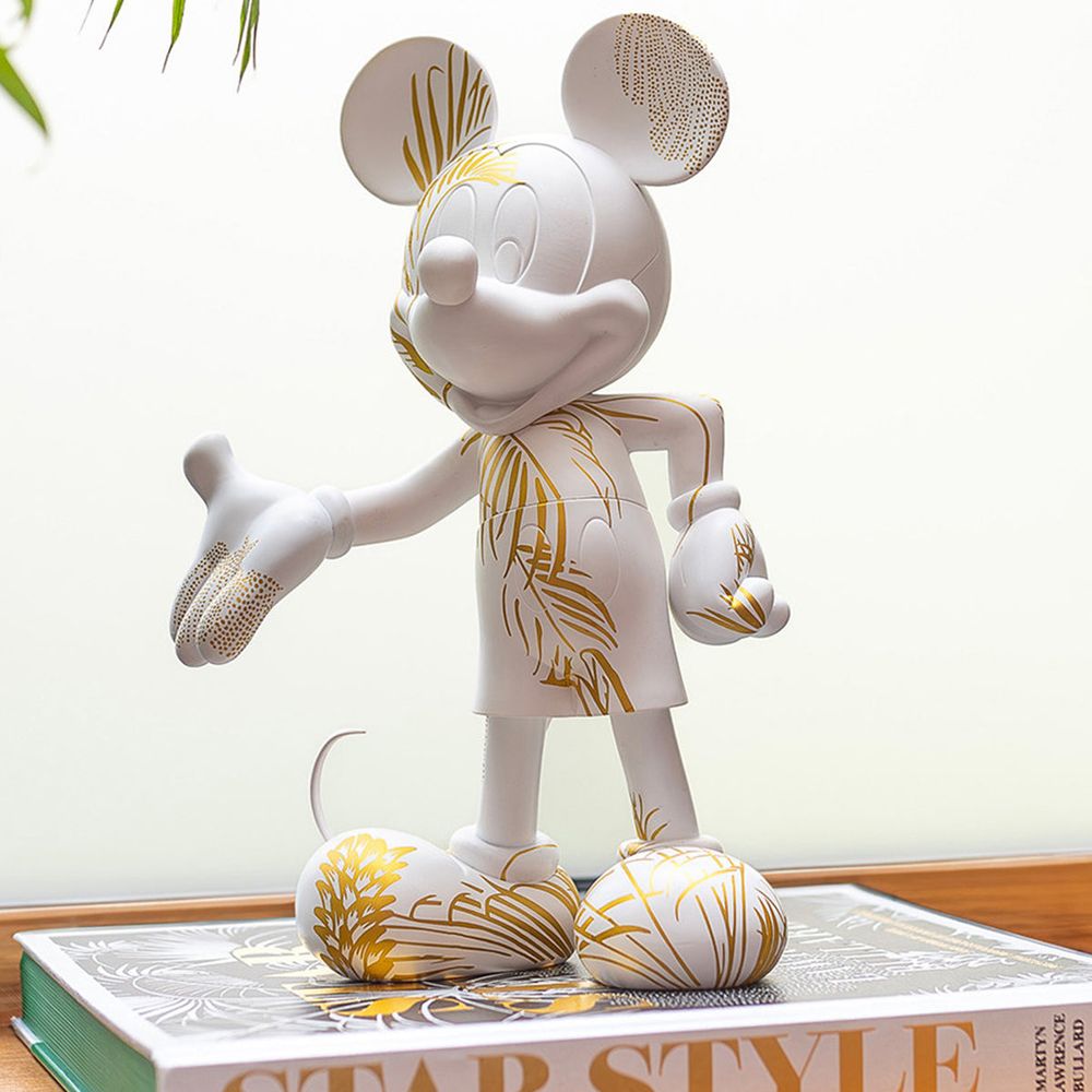 Alternative view of Mickey Mouse 12" Star Style Martyn Lawrence Bullard Figurine - White & Gold
