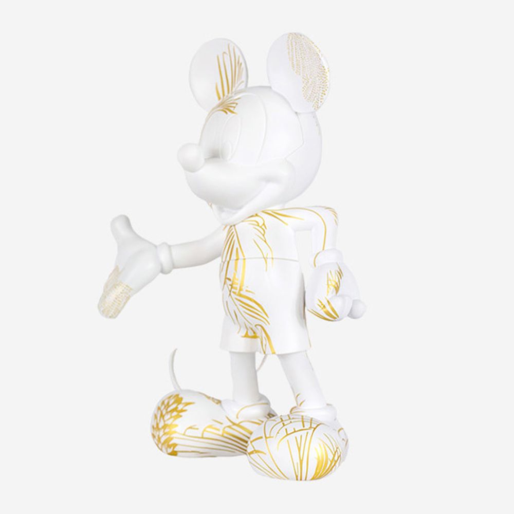 Mickey Mouse 12" Star Style Martyn Lawrence Bullard Figurine - White & Gold - Image 6