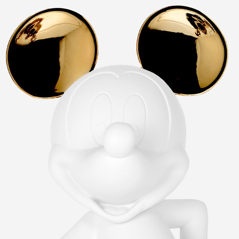 Alternative view of Mickey Mouse 12" Welcome Studio Figurine - White & Gold