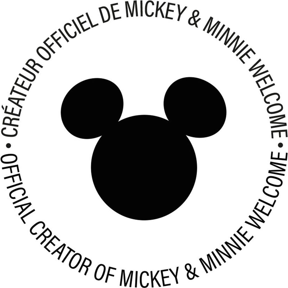 Mickey Mouse 12" Welcome Studio Figurine - White & Gold - Image 5