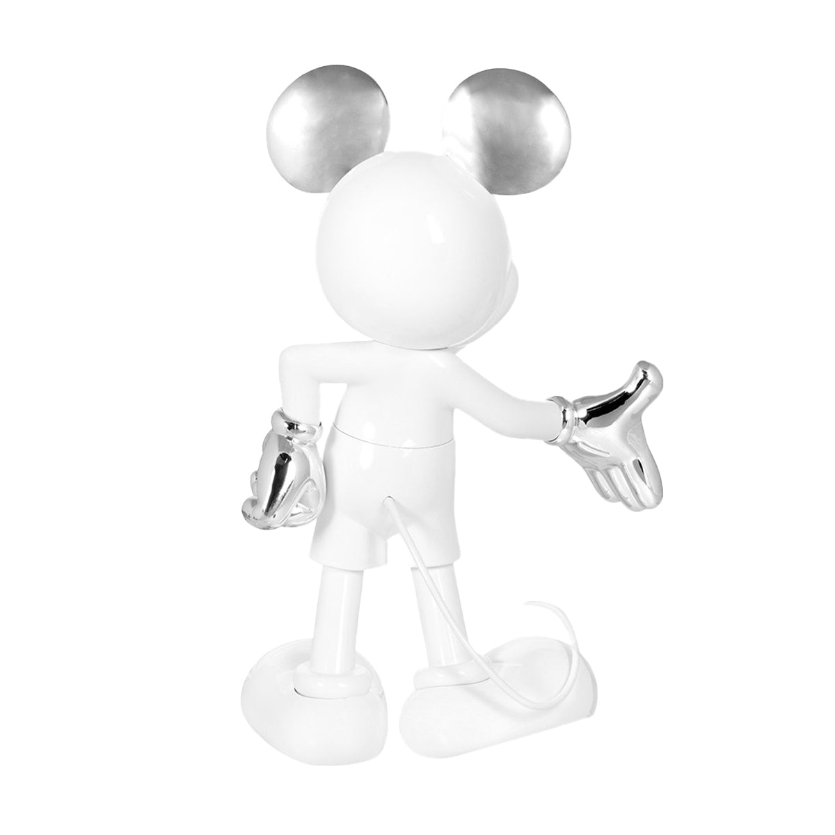 Mickey Mouse Figure White & Silver - 55" - Image 6