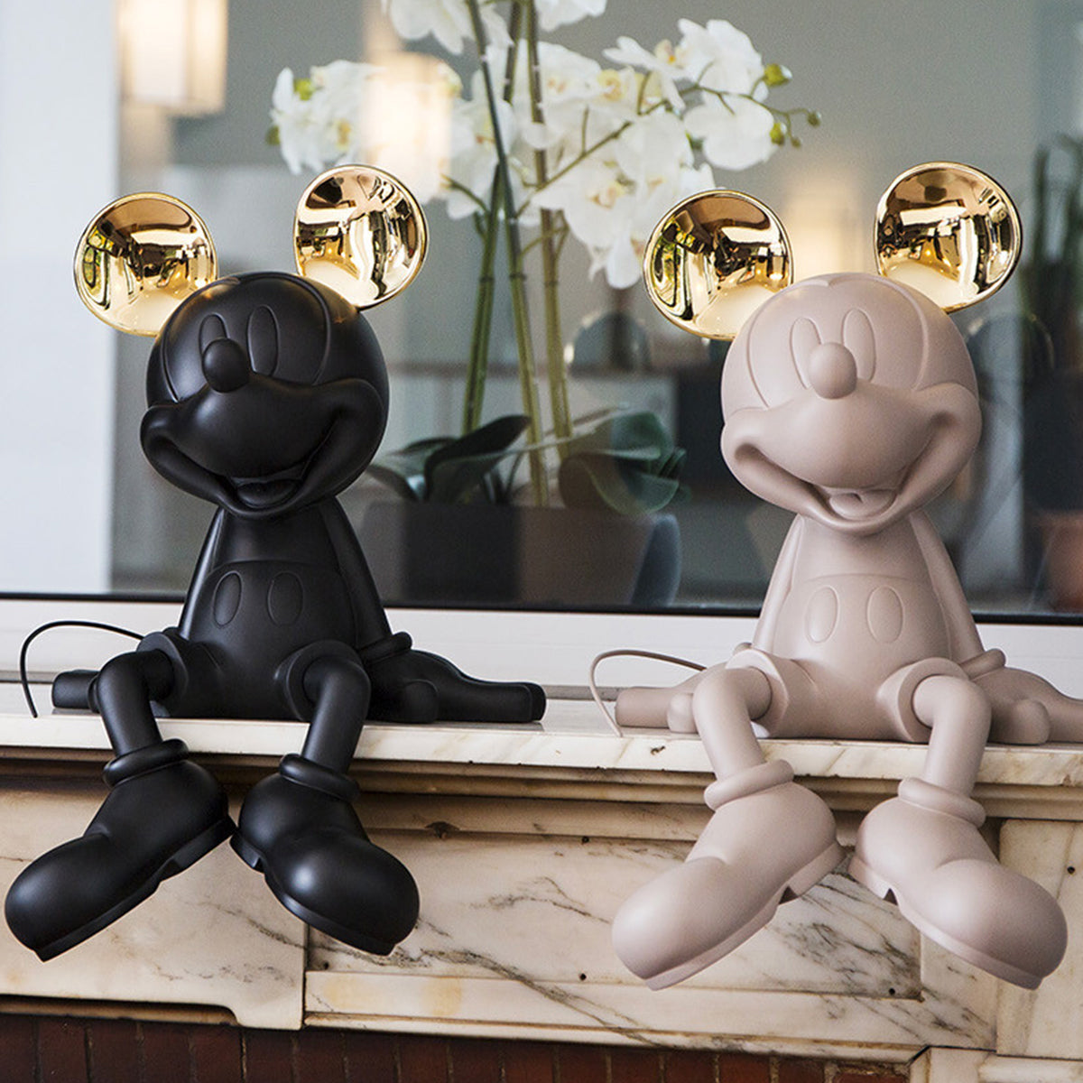 Alternative view of Mickey Mouse Take 2 Black & Gold Figure - 19"