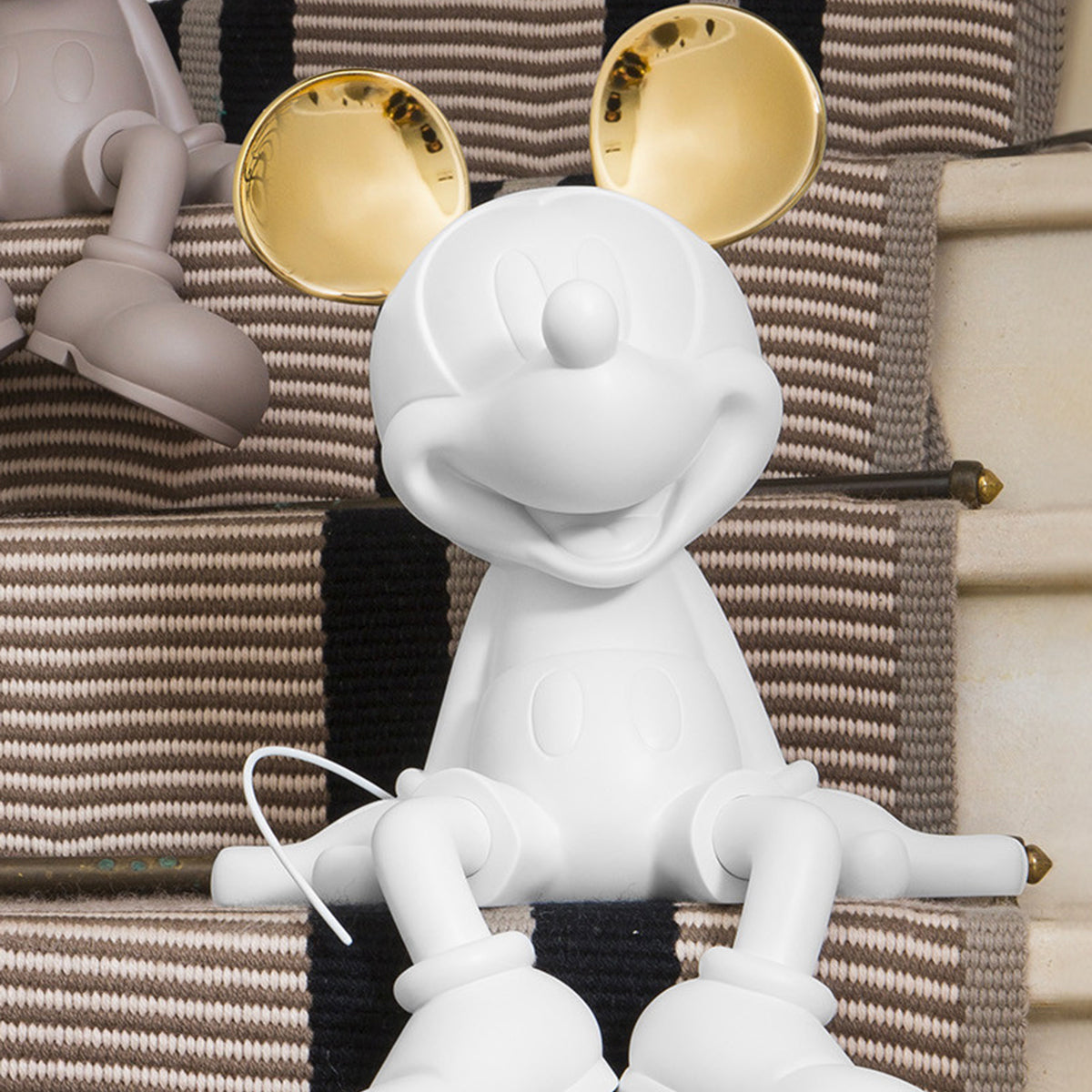 Alternative view of Mickey Mouse Take 2 White & Gold Figure - 19"