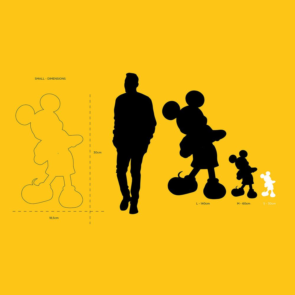 Mickey Mouse With Love 12" Kelly Hoppen Figurine - Black & Gold - Image 5