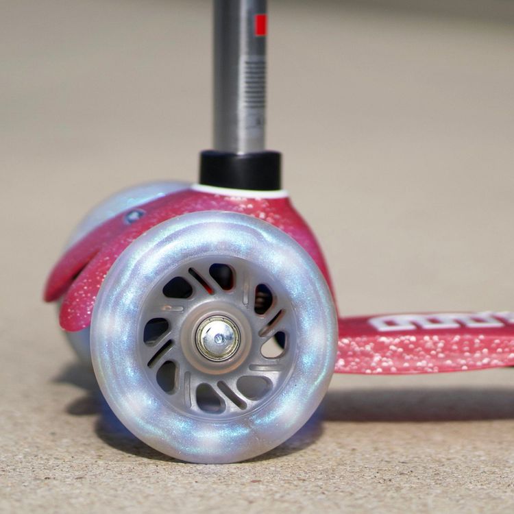 Micro Mini Glitter LED Scooter - Pink - Image 3