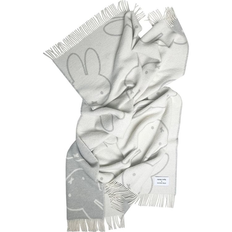 Alternative view of Miffy Blanket - Cloud White/Grey