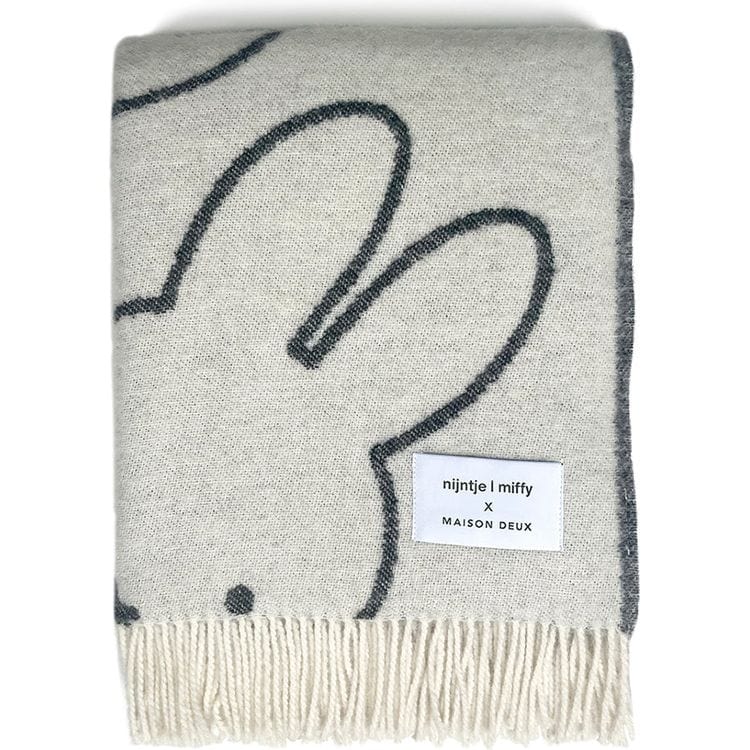 Miffy Blanket - White/Black