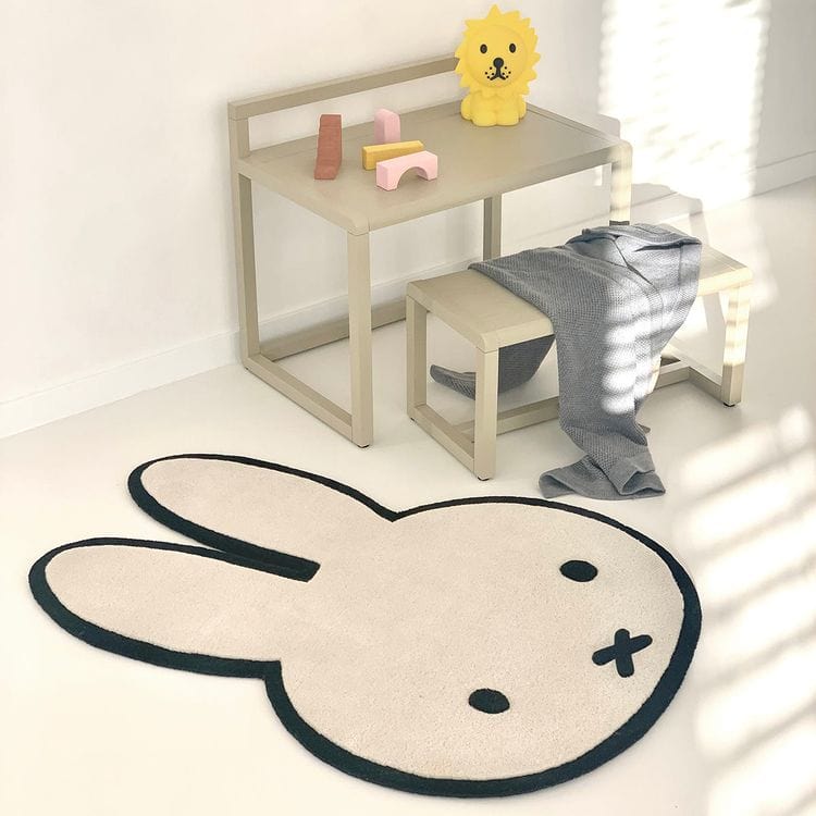 Alternative view of Miffy Rug - Cream