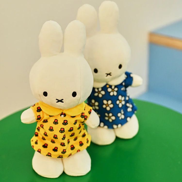 Alternative view of Miffy in Flower Dress Plush - 9.5"