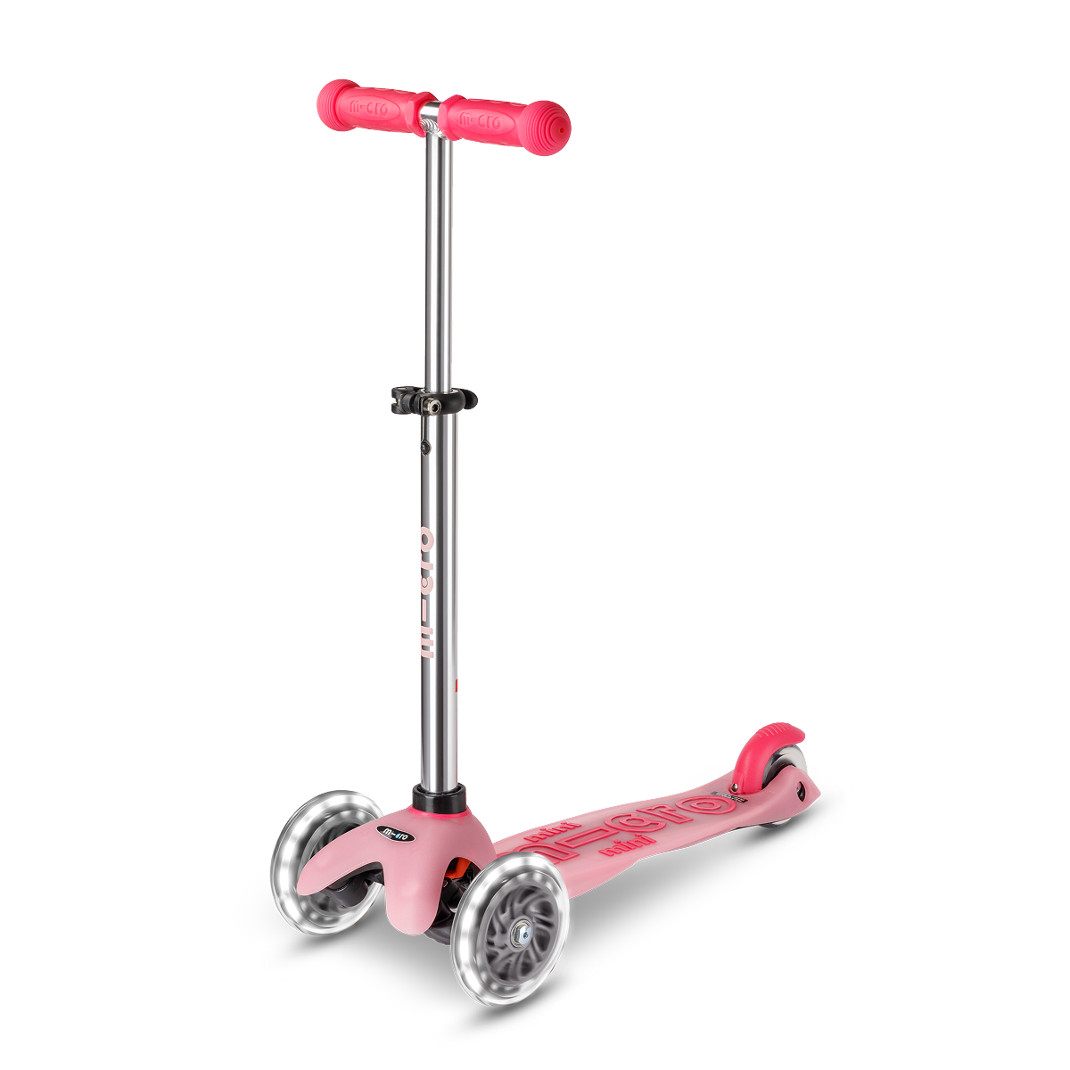 Mini Deluxe Glow LED Plus Scooter - Frosty Pink