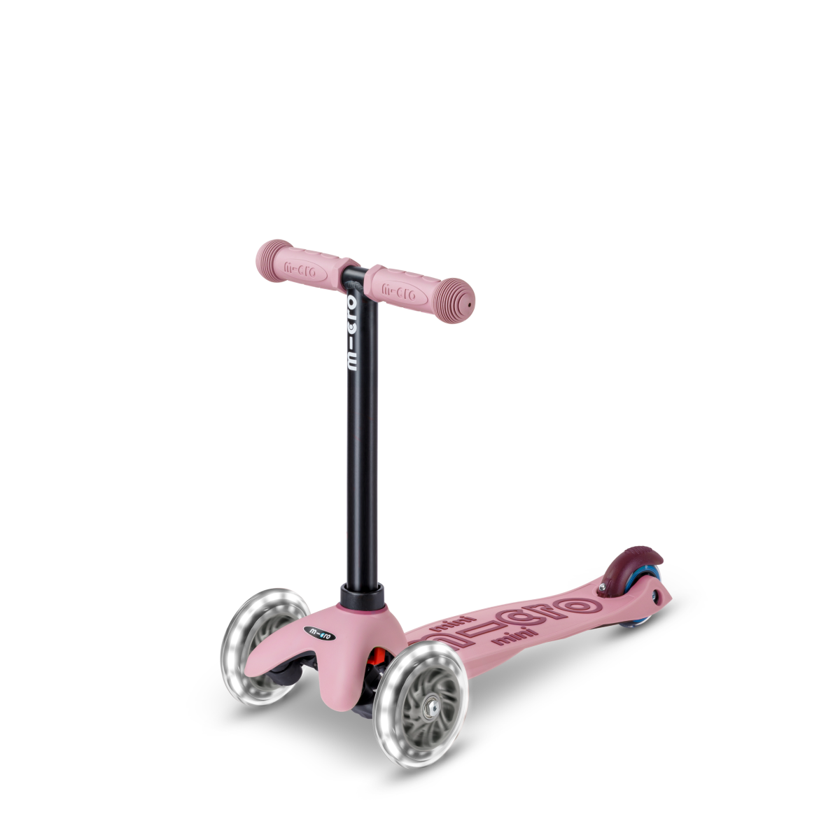 Mini Deluxe Rock & Go LED Scooter - Dusty Rose - Image 6