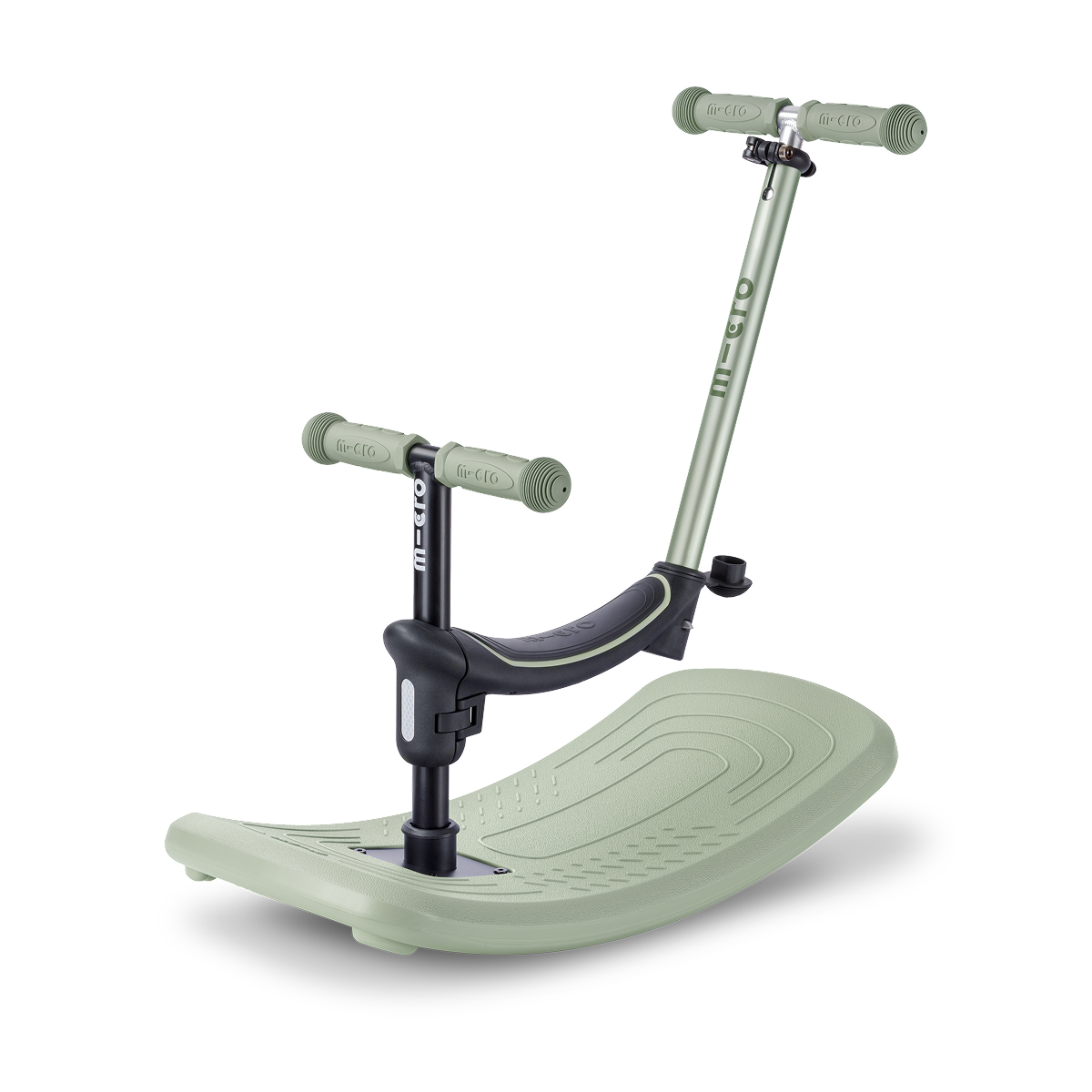 Mini Deluxe Rock & Go LED Scooter - Olive Sage - Image 4