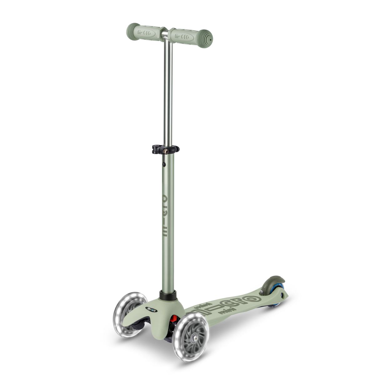 Mini Deluxe Rock & Go LED Scooter - Olive Sage - Image 6