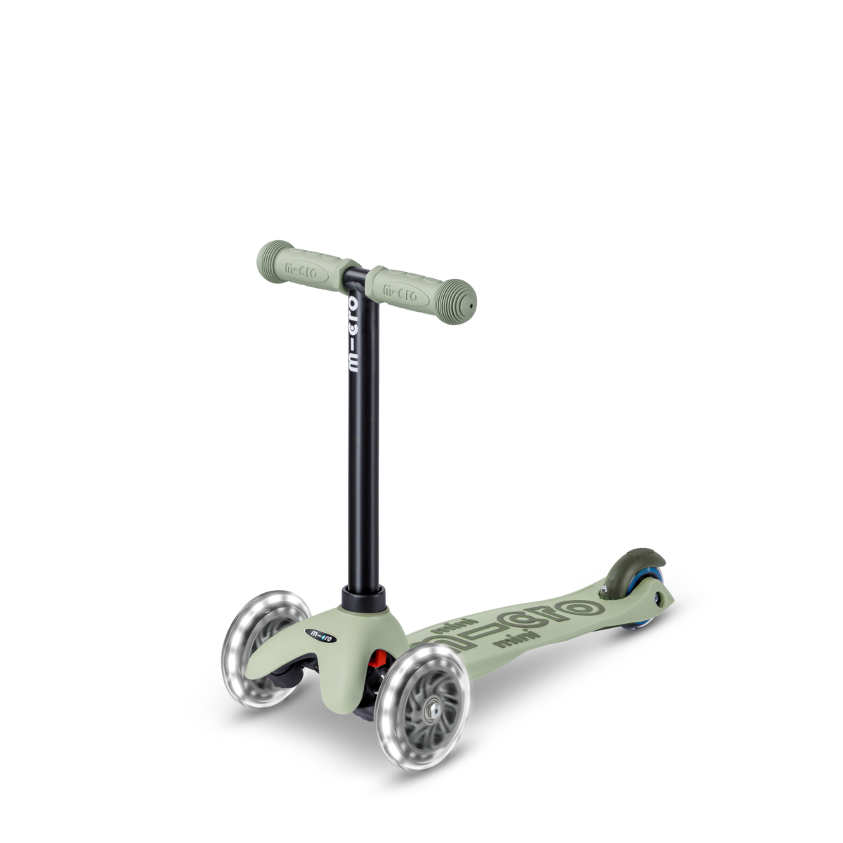 Mini Deluxe Rock & Go LED Scooter - Olive Sage - Image 7