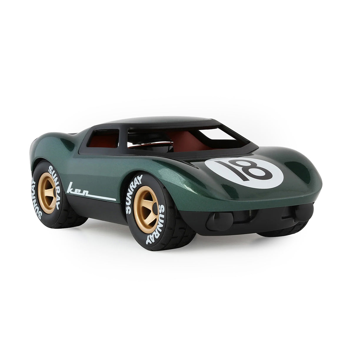 Mini Ken Rogers Toy Car - Metallic Green