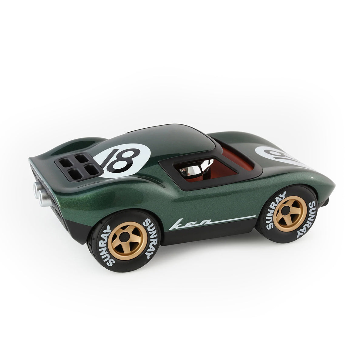 Mini Ken Rogers Toy Car - Metallic Green - Image 4