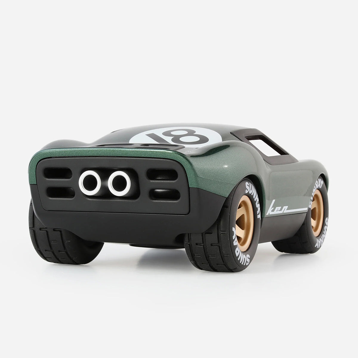 Mini Ken Rogers Toy Car - Metallic Green - Image 5