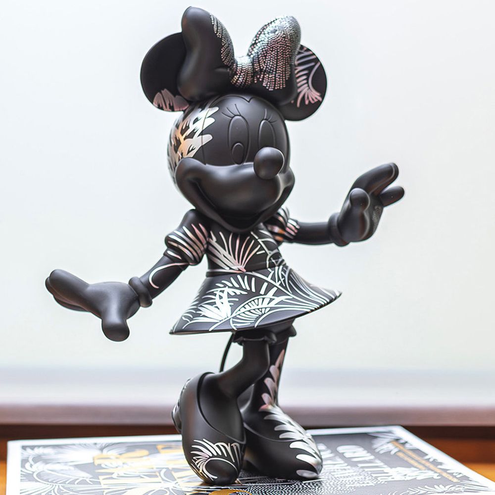 Alternative view of Minnie Mouse 12" Star Style Martyn Lawrence Bullard Figurine - Black & Silver