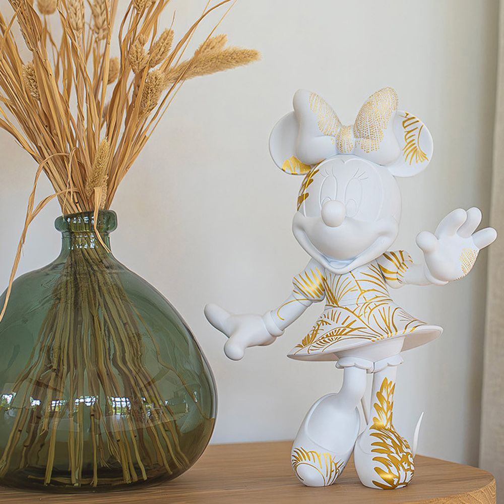 Minnie Mouse 12" Star Style Martyn Lawrence Bullard Figurine - White & Gold - Image 3