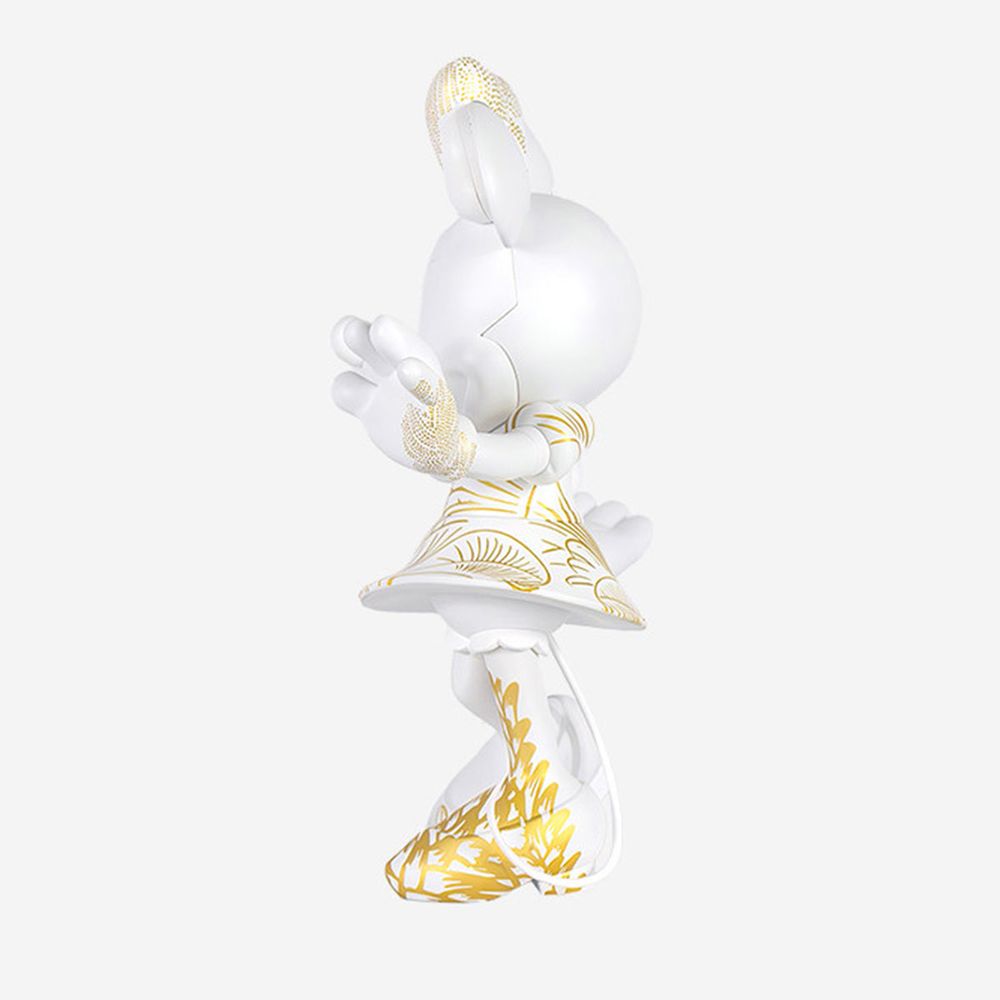 Minnie Mouse 12" Star Style Martyn Lawrence Bullard Figurine - White & Gold - Image 6