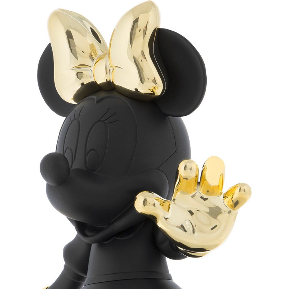 Minnie Mouse 12" Welcome Studio Figurine - Black & Gold - Image 3
