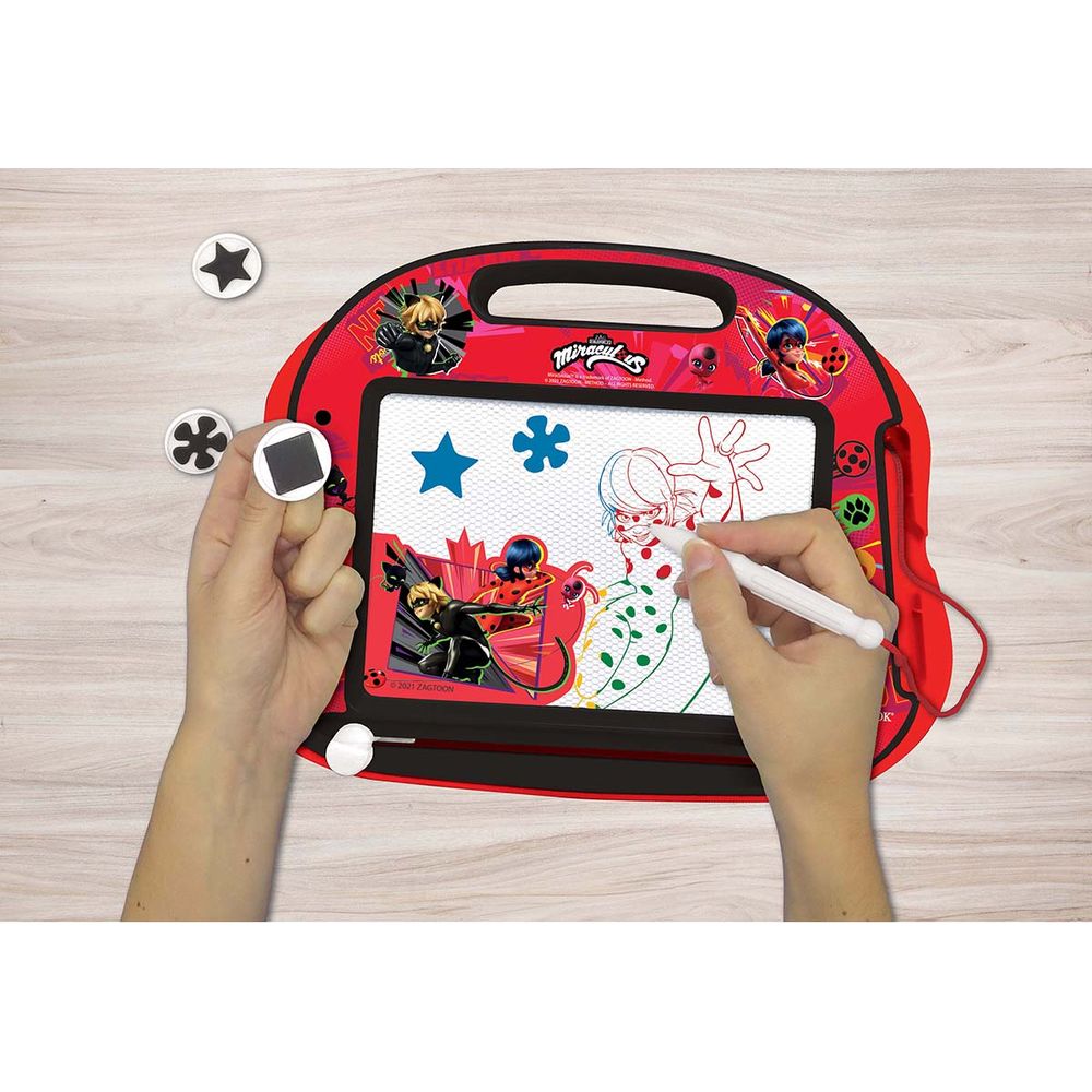Miraculous Magnetic Multicolor Drawing Board with Accessories - Image 4