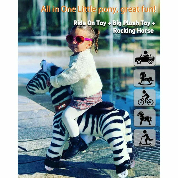 Alternative view of Model U Ride-On Zebra - 4-7 Years