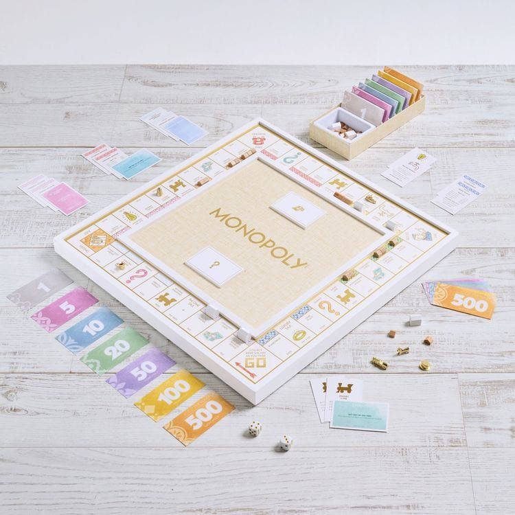 Alternative view of Monopoly Bianco Edition
