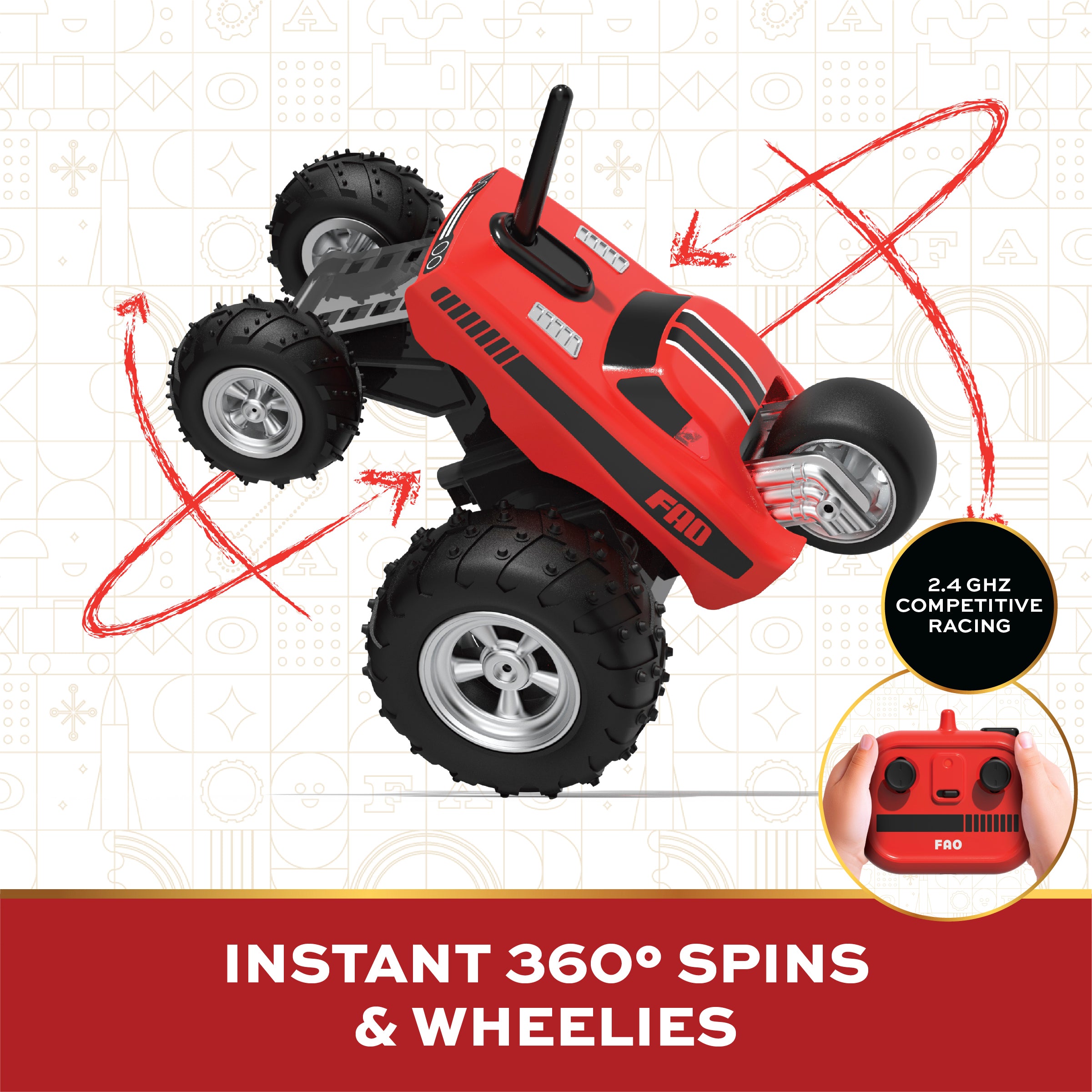 Monster Dragster Remote Control Stunt Car - Image 5