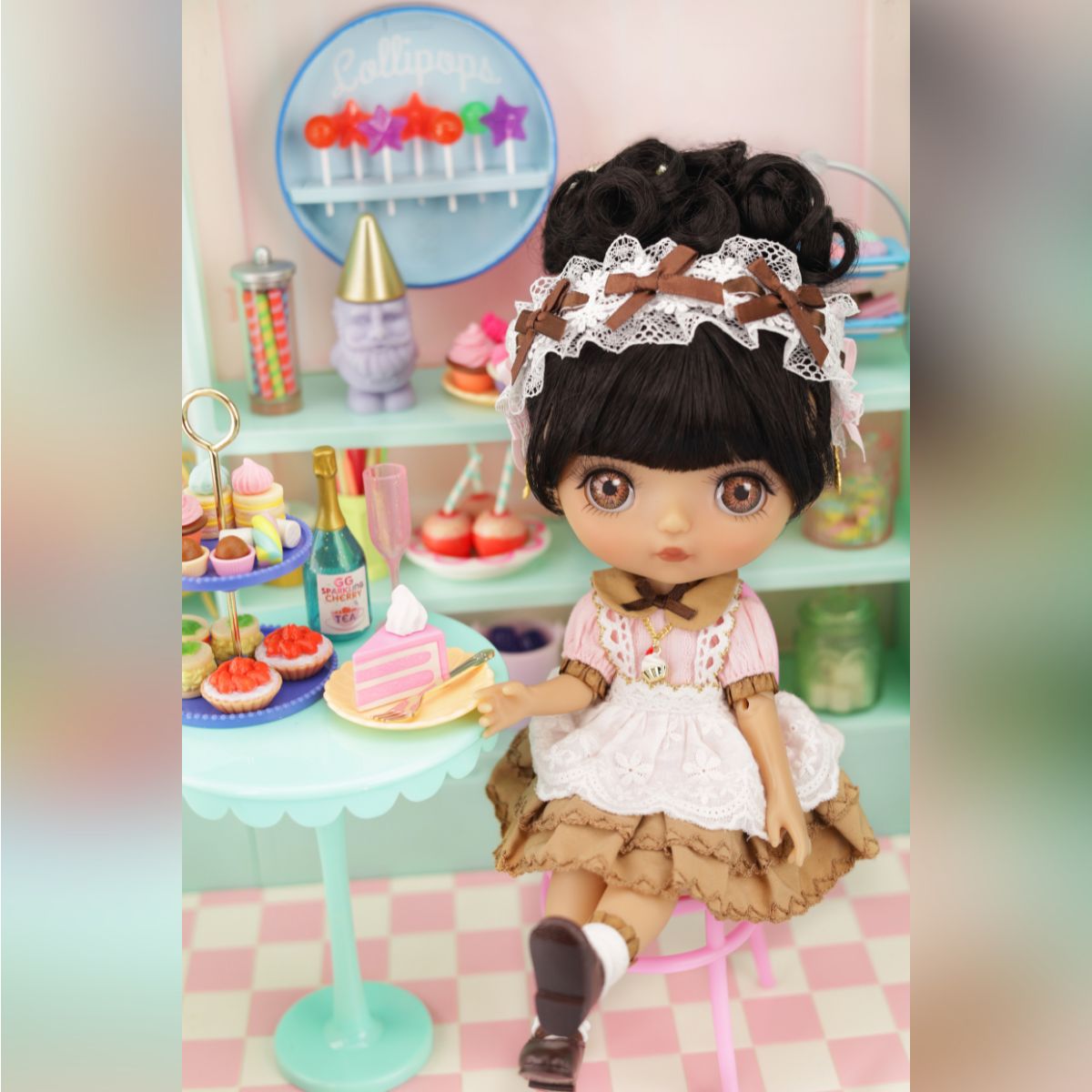 Alternative view of Mori Lolli - Milk Chocolate Café Doll