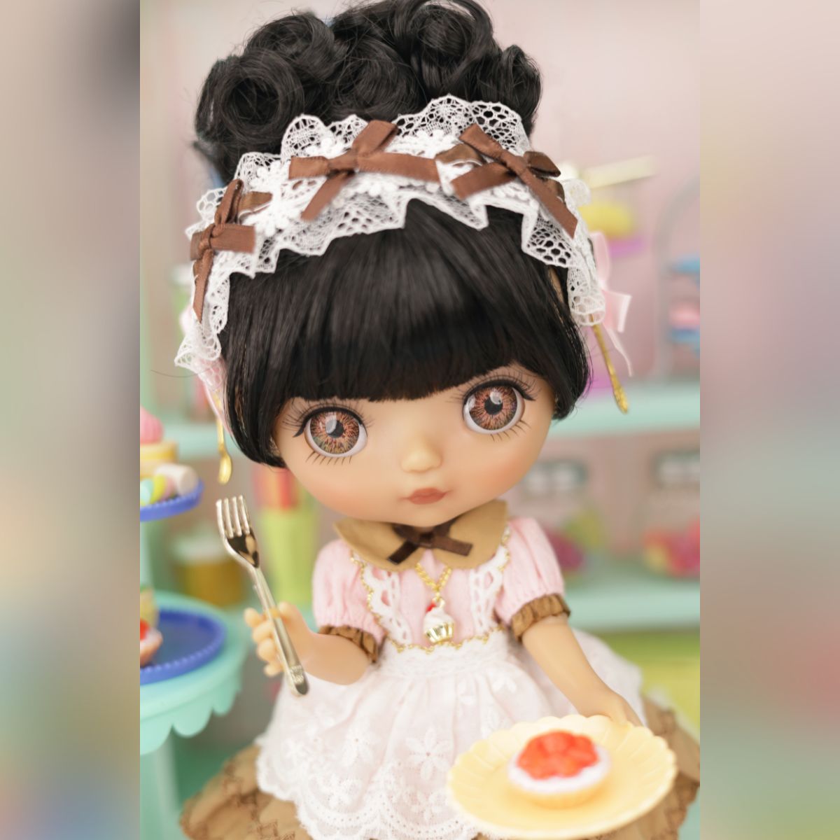 Mori Lolli - Milk Chocolate Café Doll - Image 3