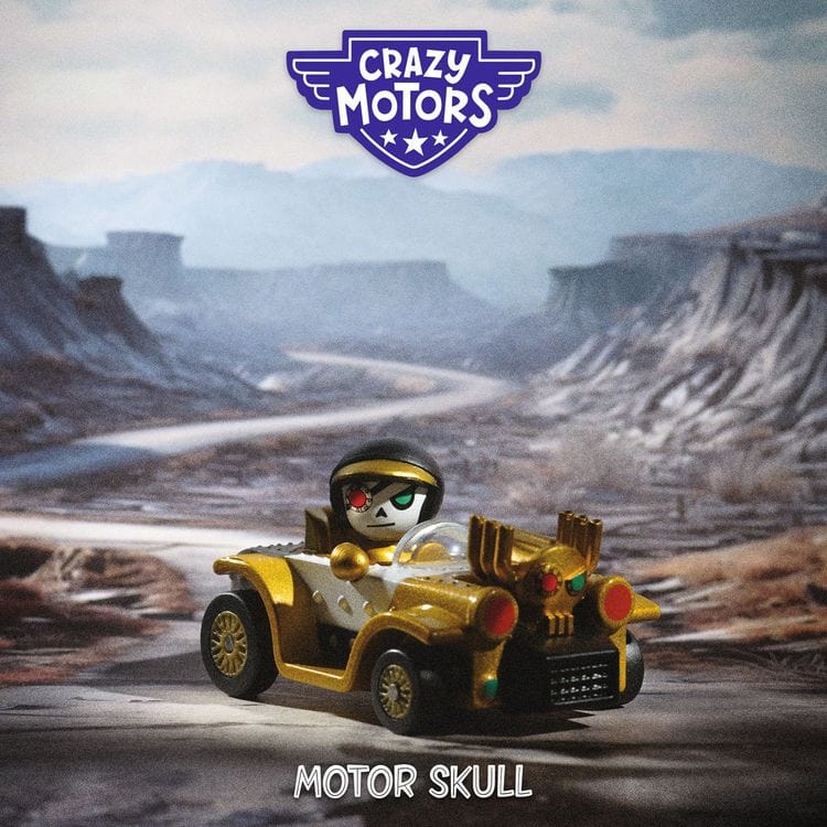 Motor Skull Crazy Motors Car Toy - Image 3