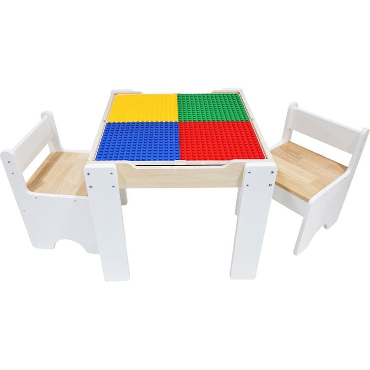 Multi-Activity Table with Reversible Tabletop & Chairs Set - Image 3
