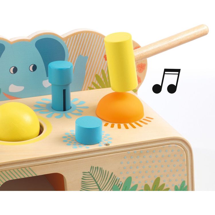 Multi Tap Hammer Wooden Toy - Image 4